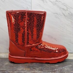 UGG Red Sequin Boots